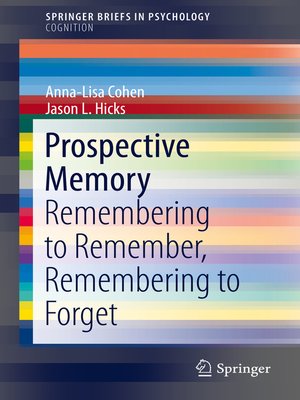 cover image of Prospective Memory